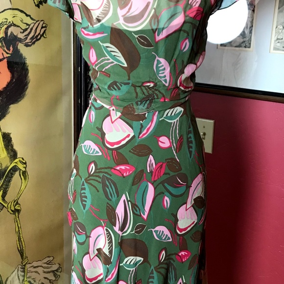 BCBG MAXAZRIA SILK DRESS - Picture 3 of 8